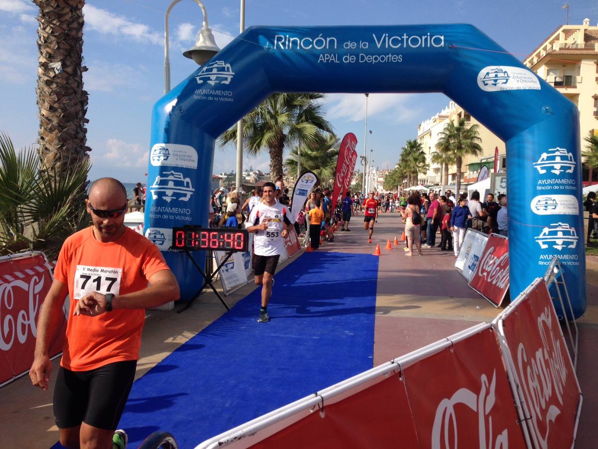 Participantes en la Media Maratón de Rincón de la Victoria