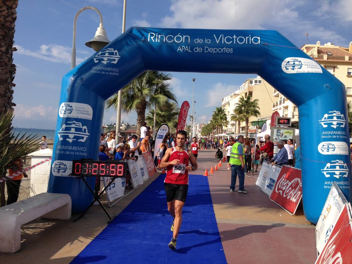 Participantes en la Media Maratón de Rincón de la Victoria