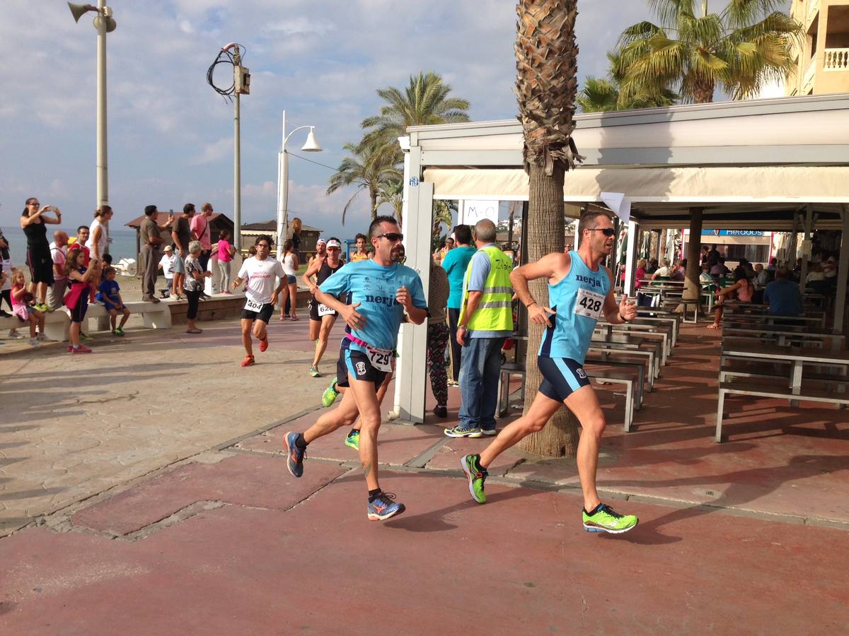 Participantes en la Media Maratón de Rincón de la Victoria