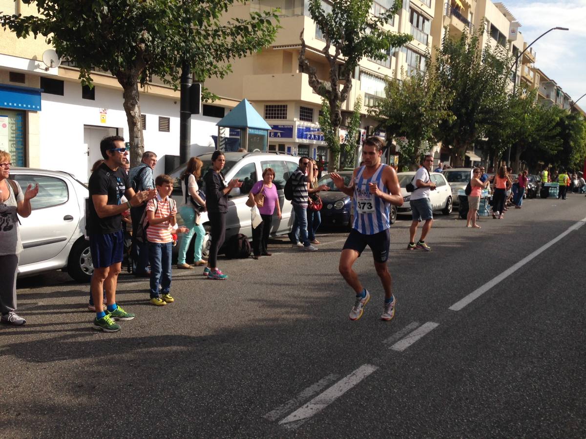 Participantes en la Media Maratón de Rincón de la Victoria