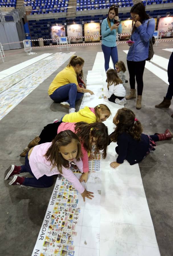 Málaga intenta batir un récord mundial de sellos