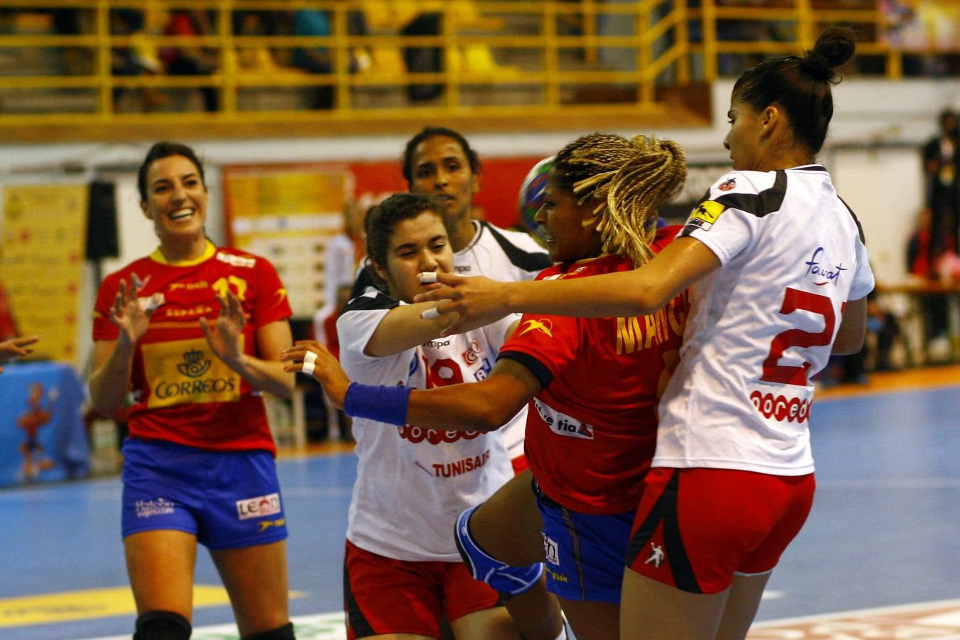 Balonmano: España-Túnez, en imágenes