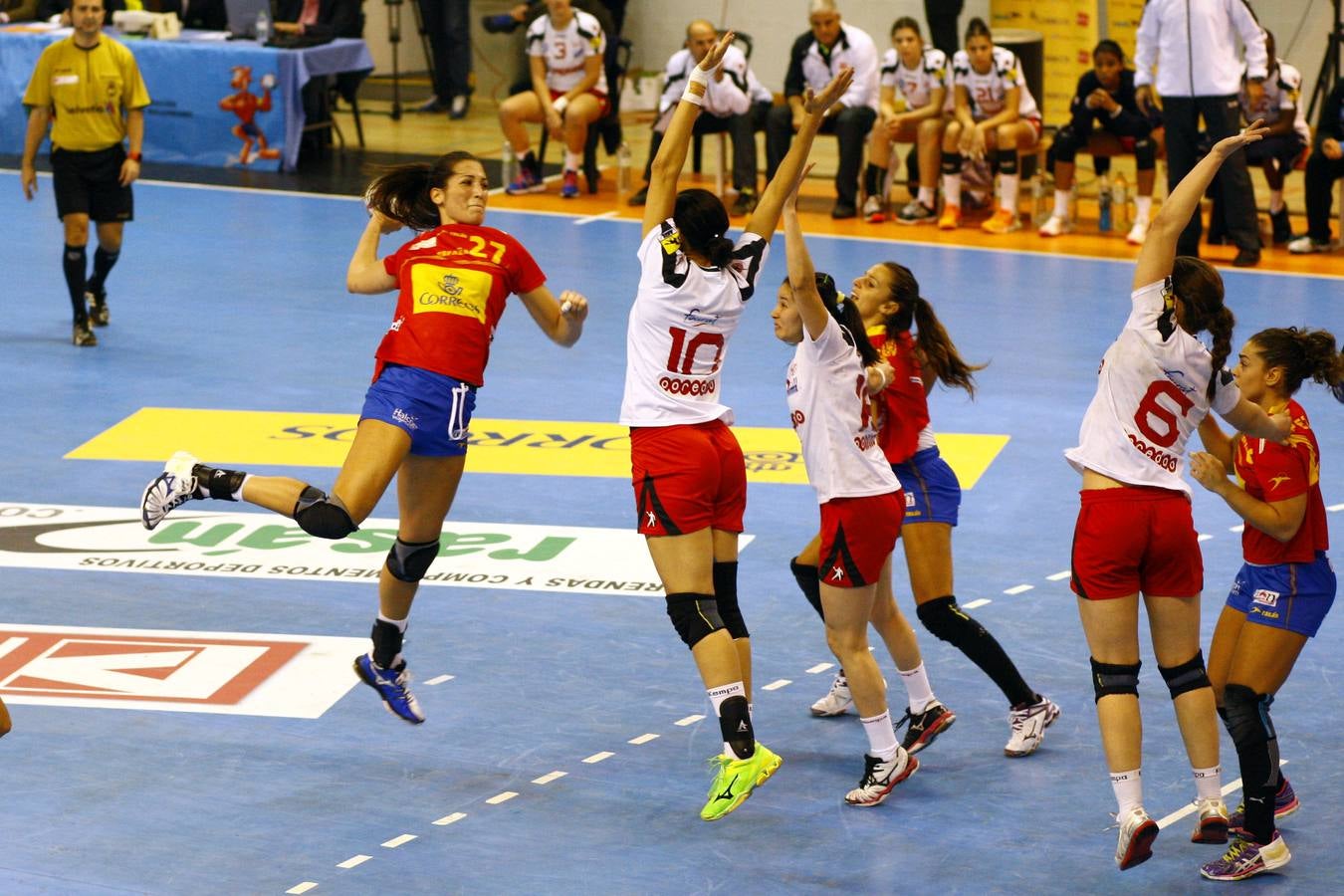 Balonmano: España-Túnez, en imágenes