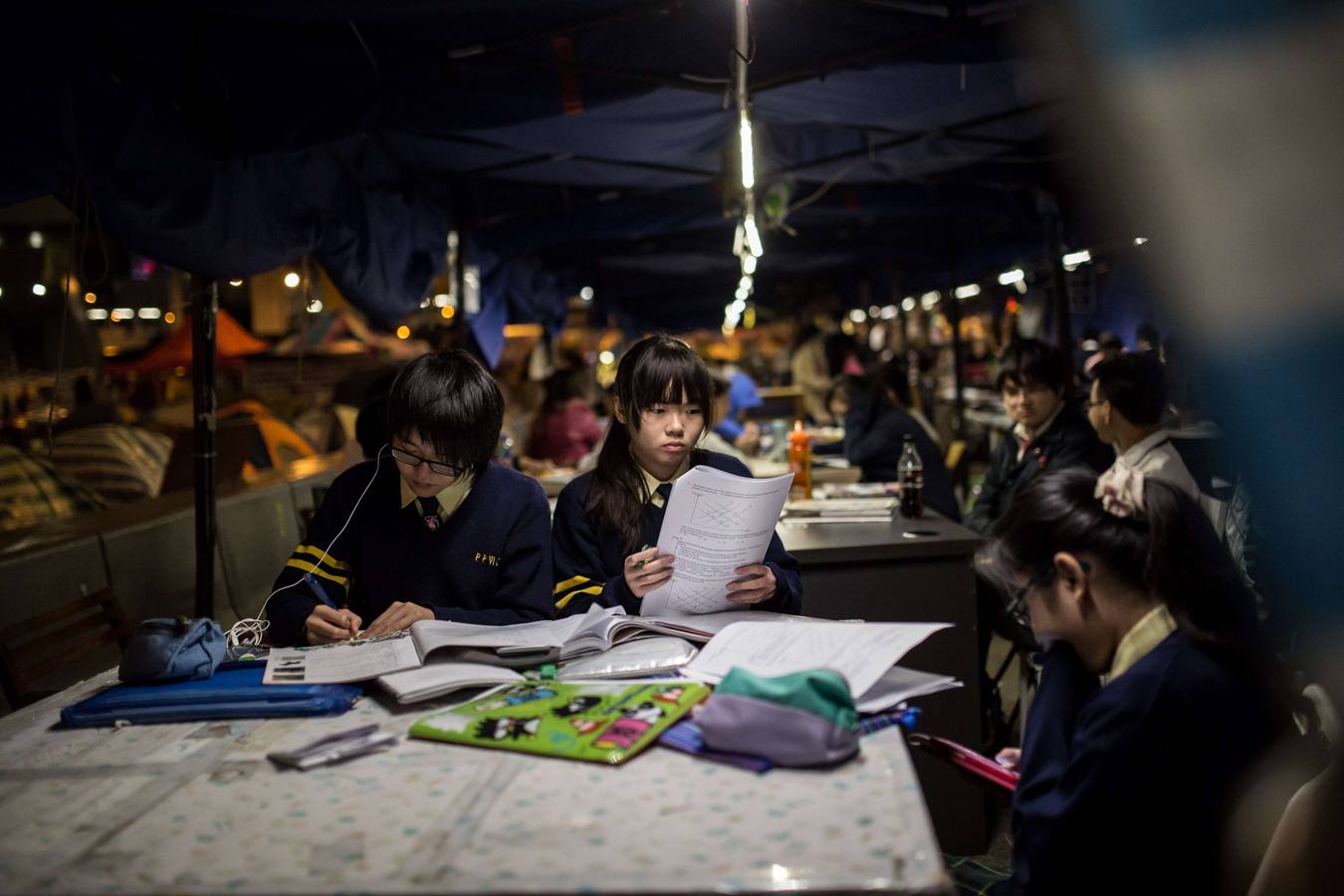 Las protestas estudiantiles colapsan Hong Kong