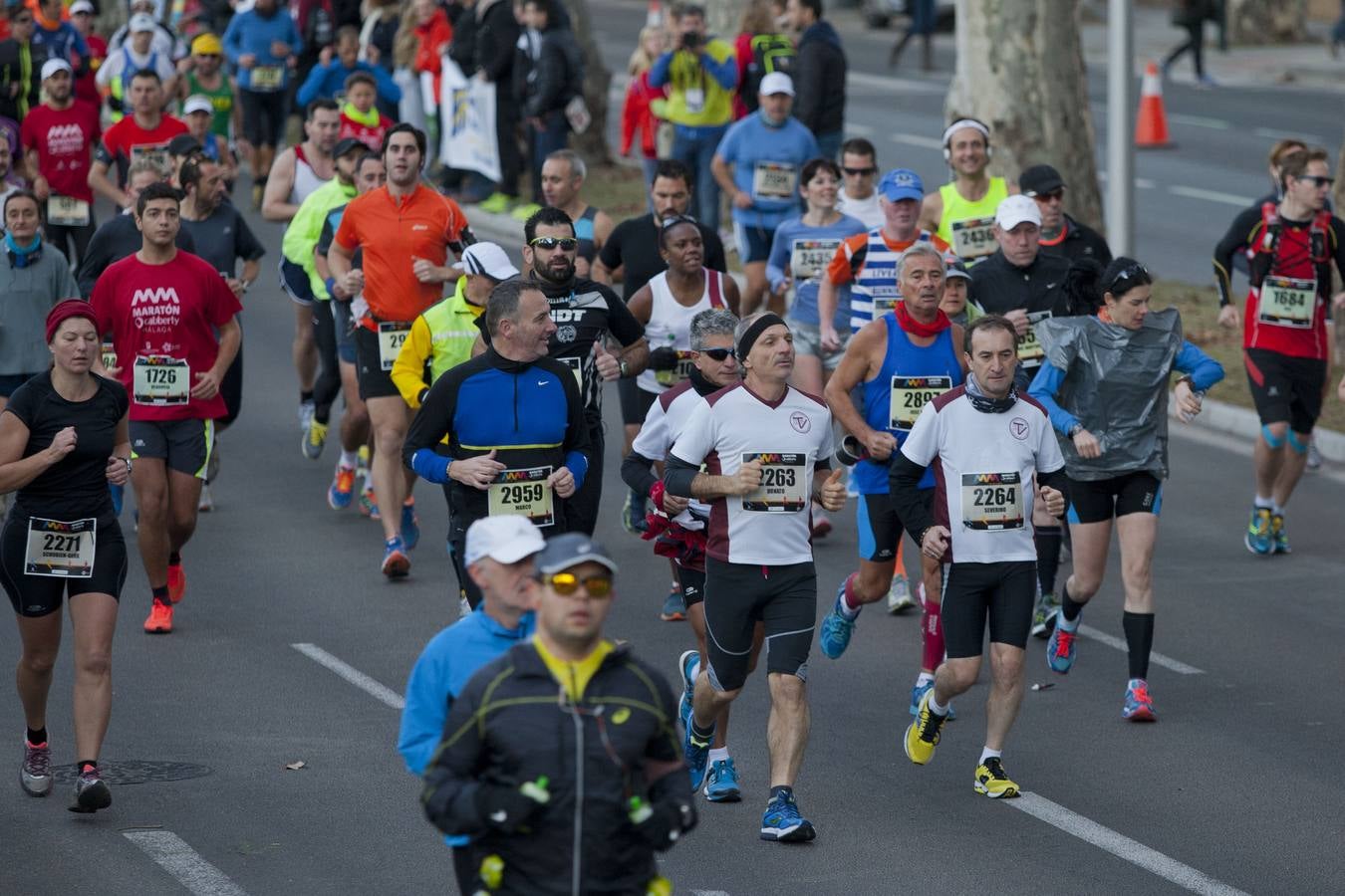 La carrera sale del Parque