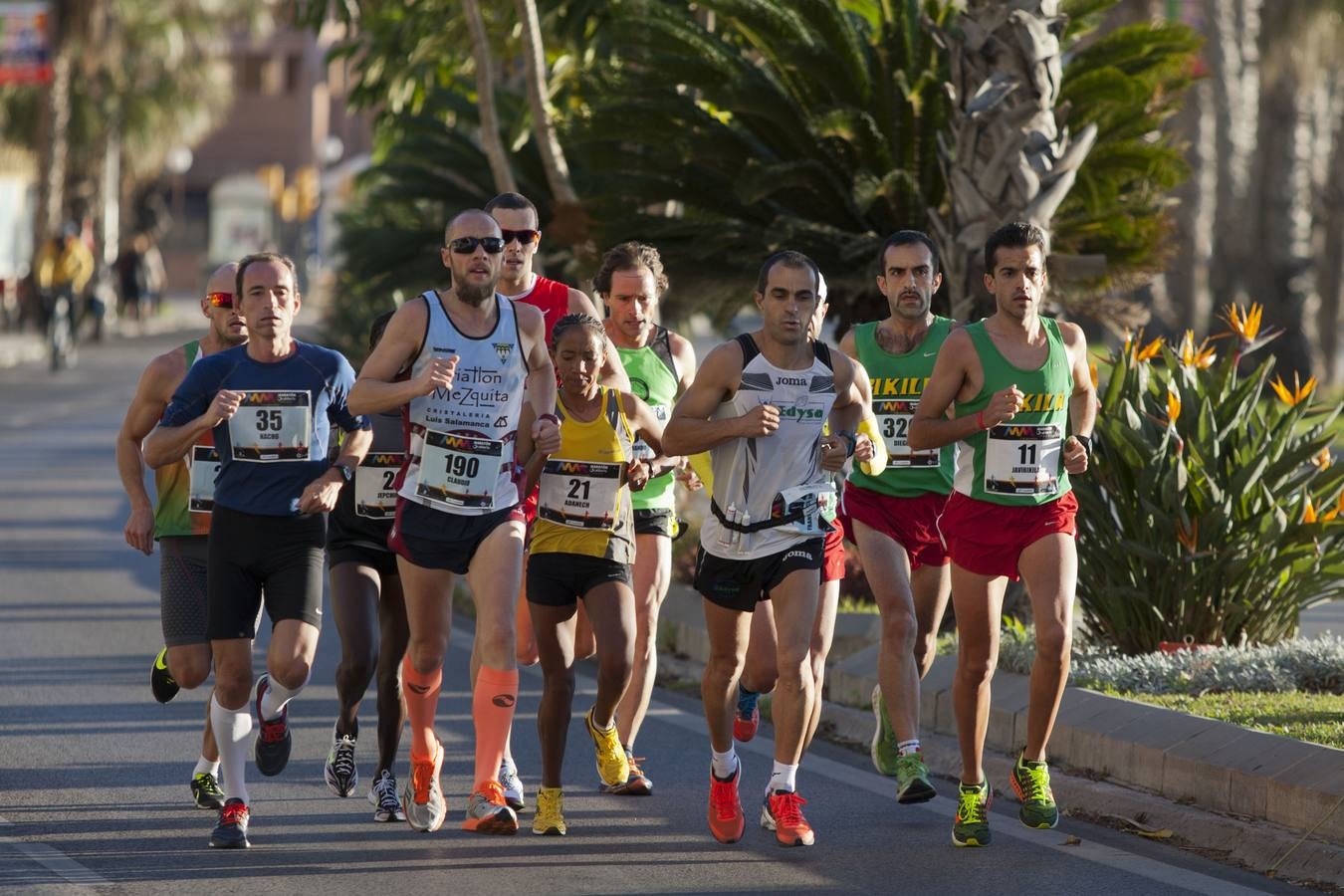 La carrera sale del Parque