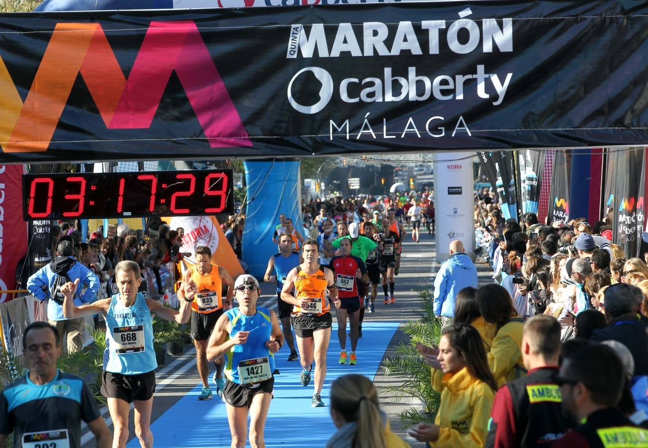 La llegada del V Maratón de Málaga (II)