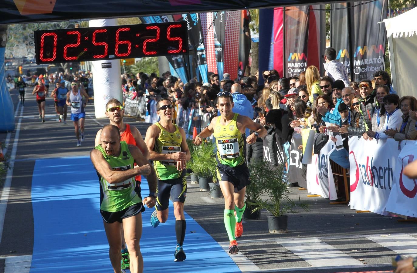 La llegada del V Maratón de Málaga (II)