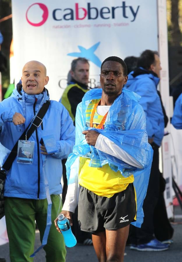 La llegada del V Maratón de Málaga