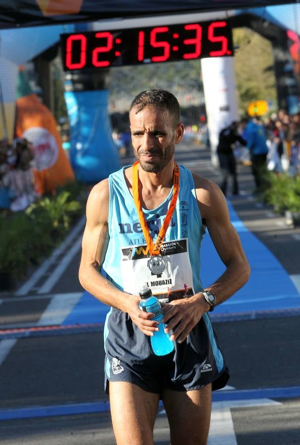 La llegada del V Maratón de Málaga