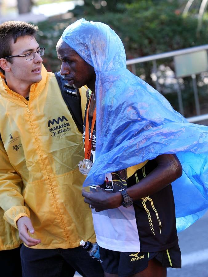 La llegada del V Maratón de Málaga