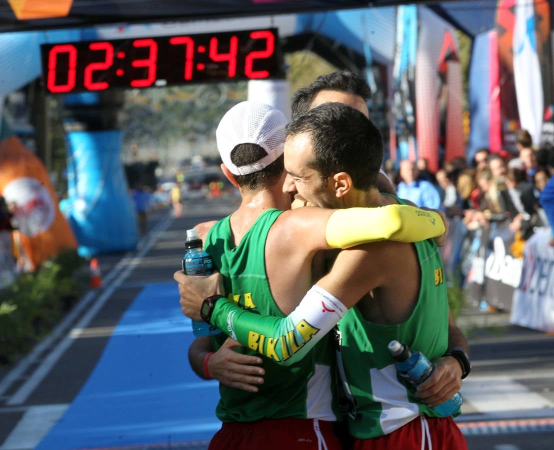 La llegada del V Maratón de Málaga