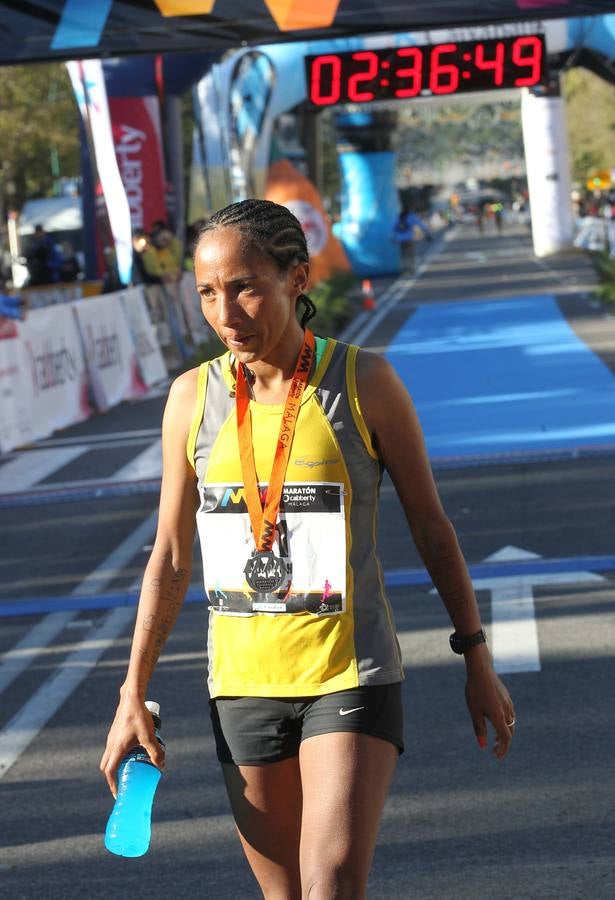 La llegada del V Maratón de Málaga