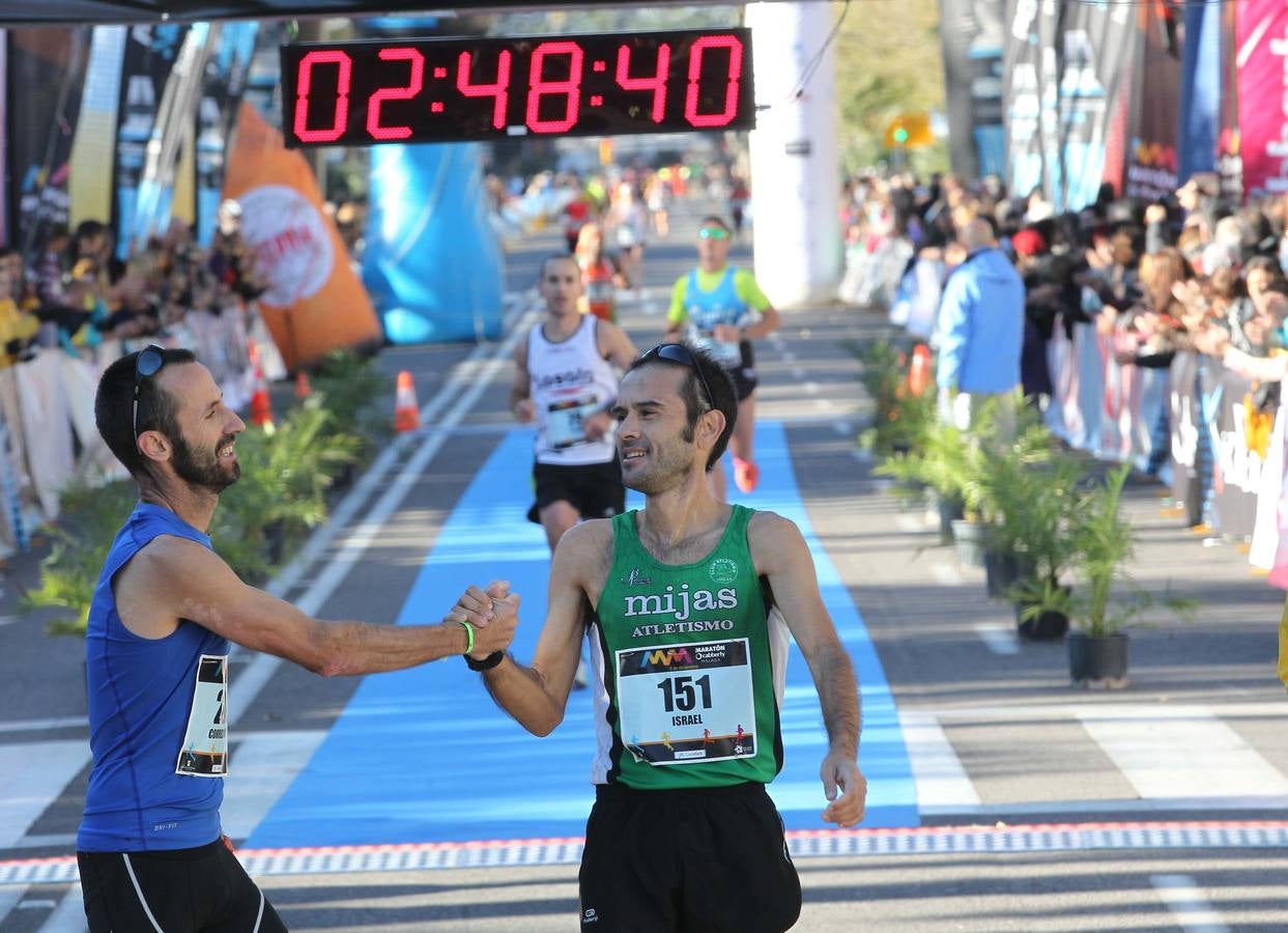 La llegada del V Maratón de Málaga