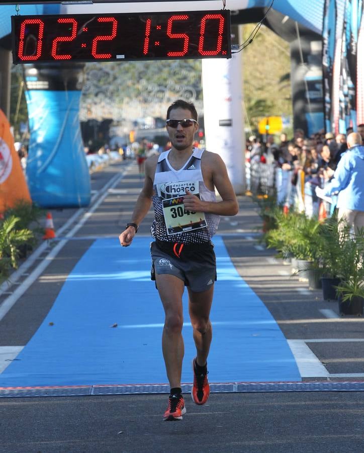 La llegada del V Maratón de Málaga