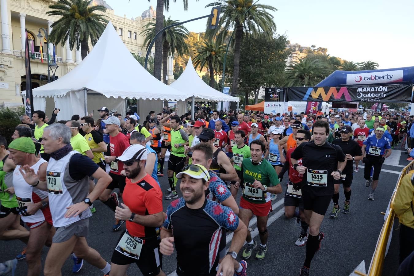 Primeras imágenes desde el Maratón Cabberty de Málaga