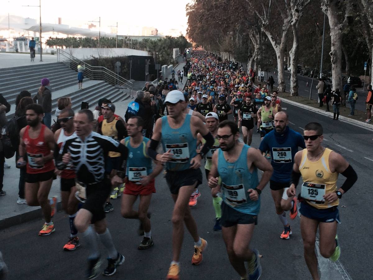 Primeras imágenes desde el Maratón Cabberty de Málaga