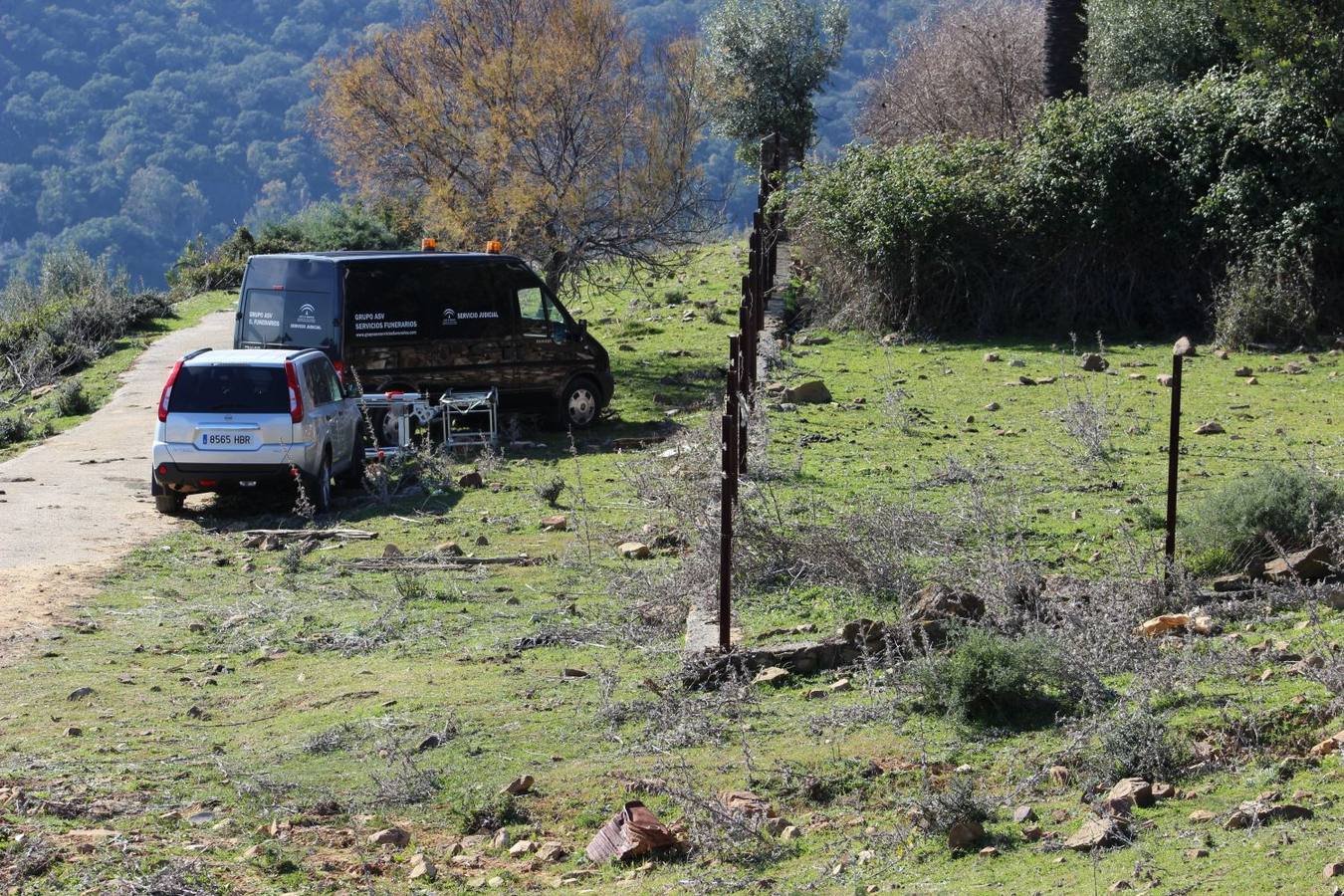 Mueren en un accidente los dos ocupantes de un helicóptero con droga durante una persecución