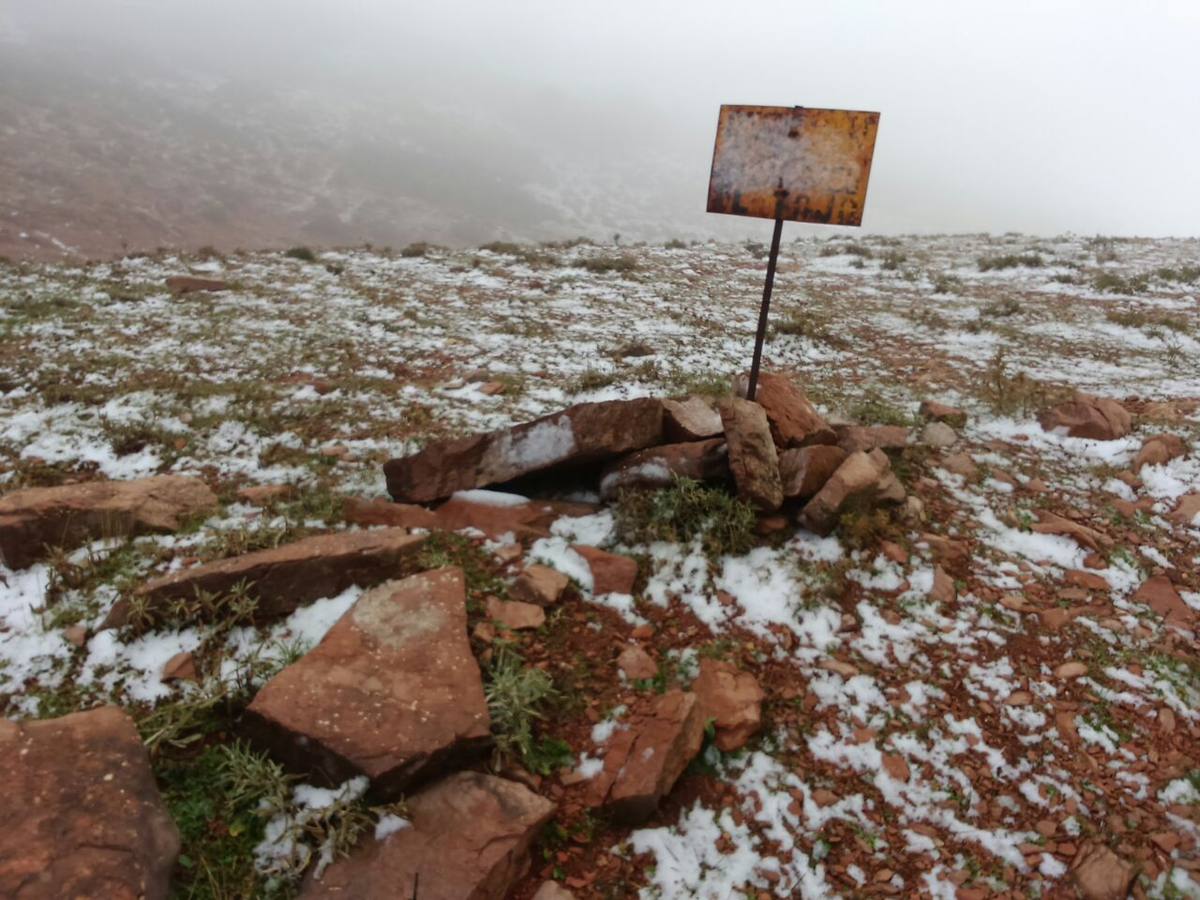 Nieva en distintos puntos de la Serranía de Ronda