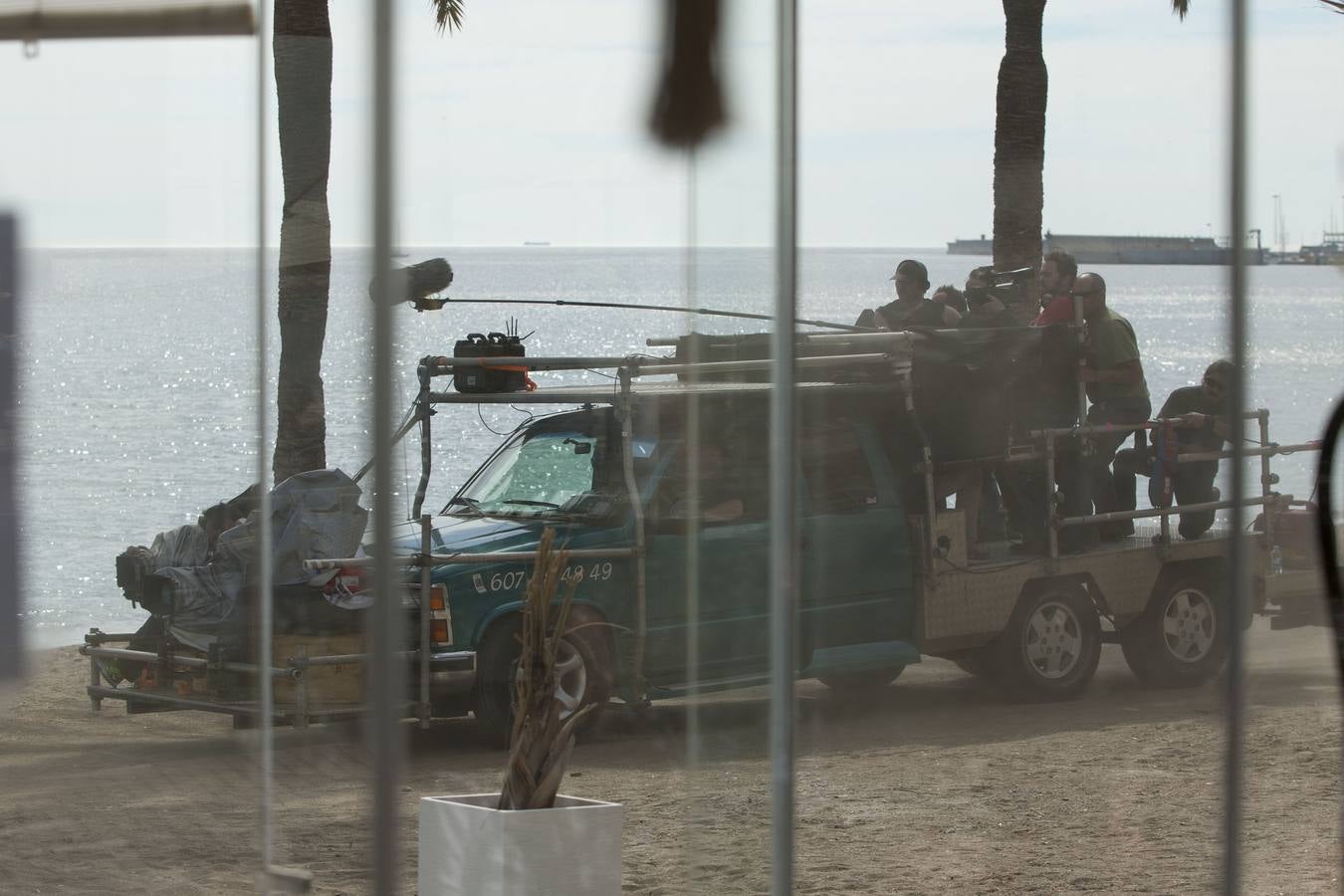 Las imágenes del rodaje de Toro, la película de Mario Casas, en La Malagueta