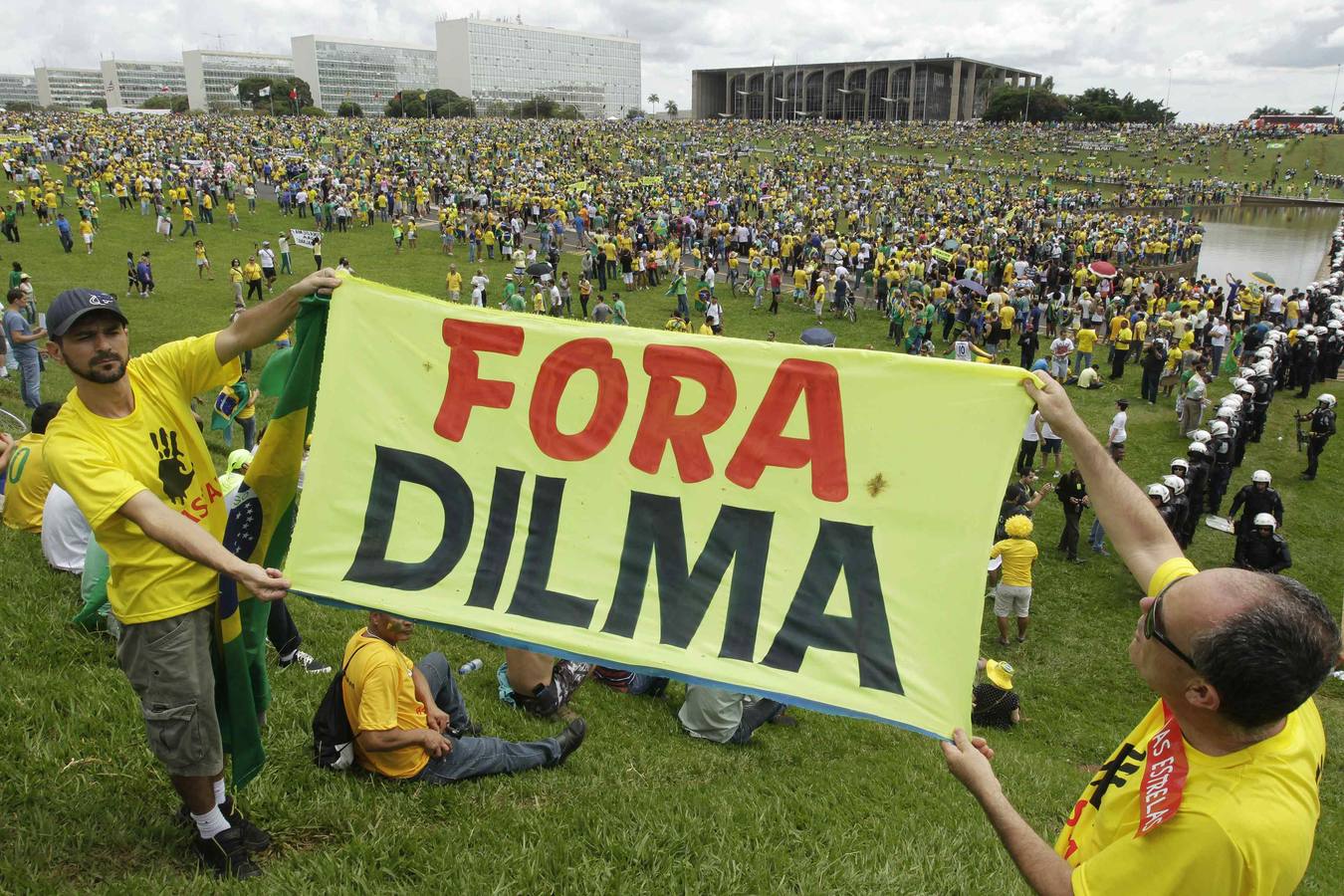 Protesta en Brasil contra Dilma