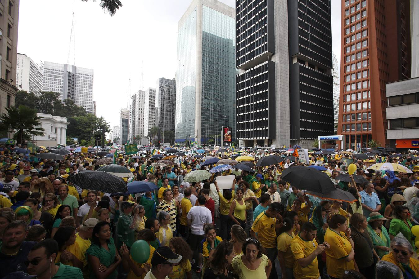 Protesta en Brasil contra Dilma