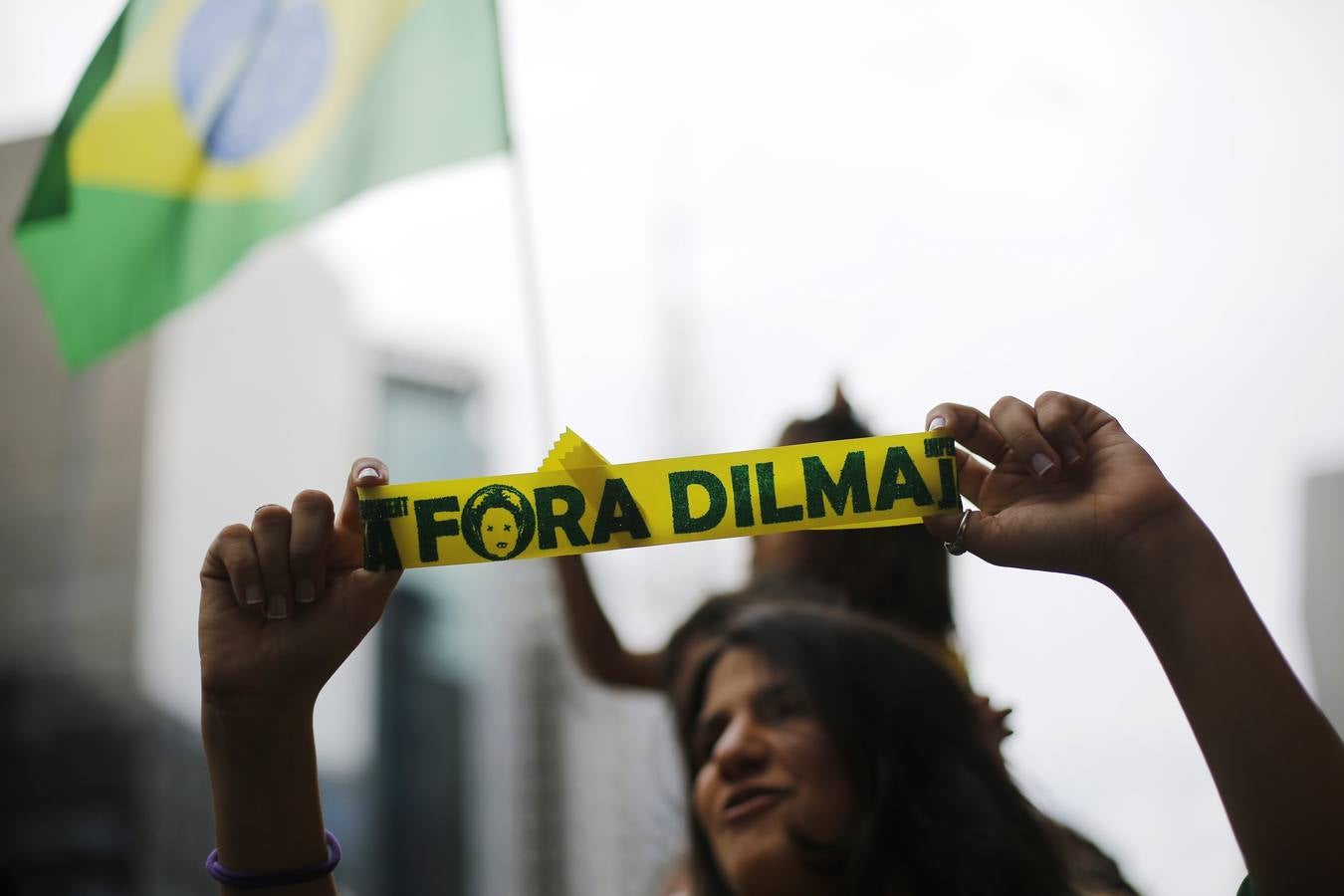 Protesta en Brasil contra Dilma