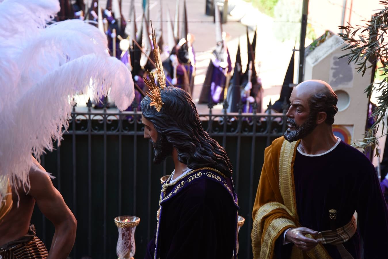 La cofradía del Rescate, en su salida procesional