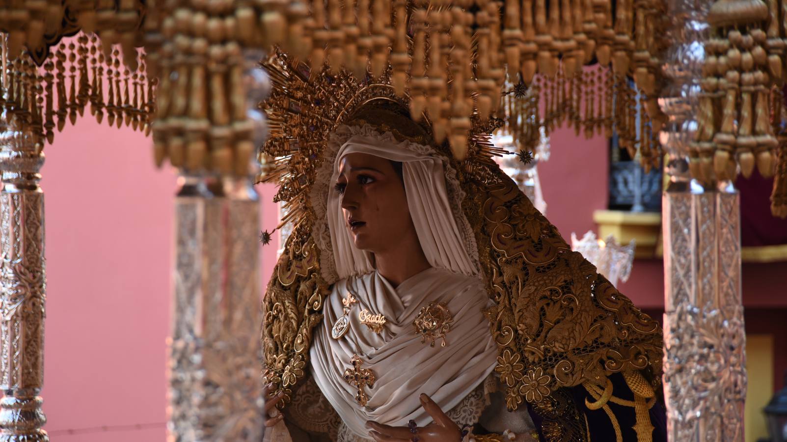 La cofradía del Rescate, en su salida procesional