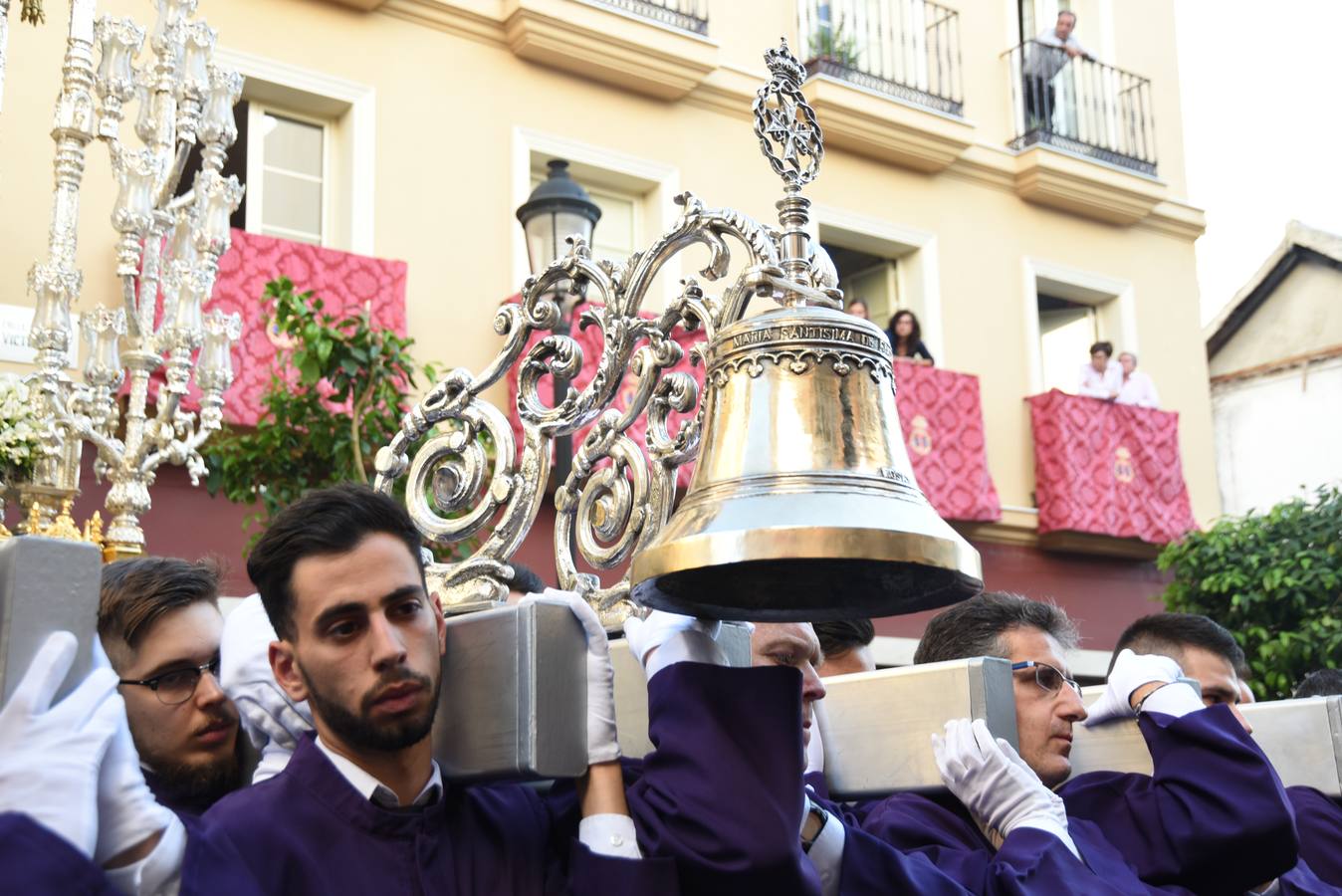 La cofradía del Rescate, en su salida procesional