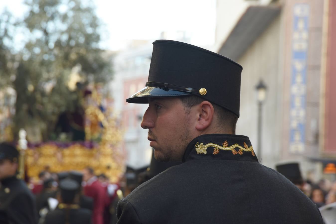 La cofradía del Rescate, en su salida procesional