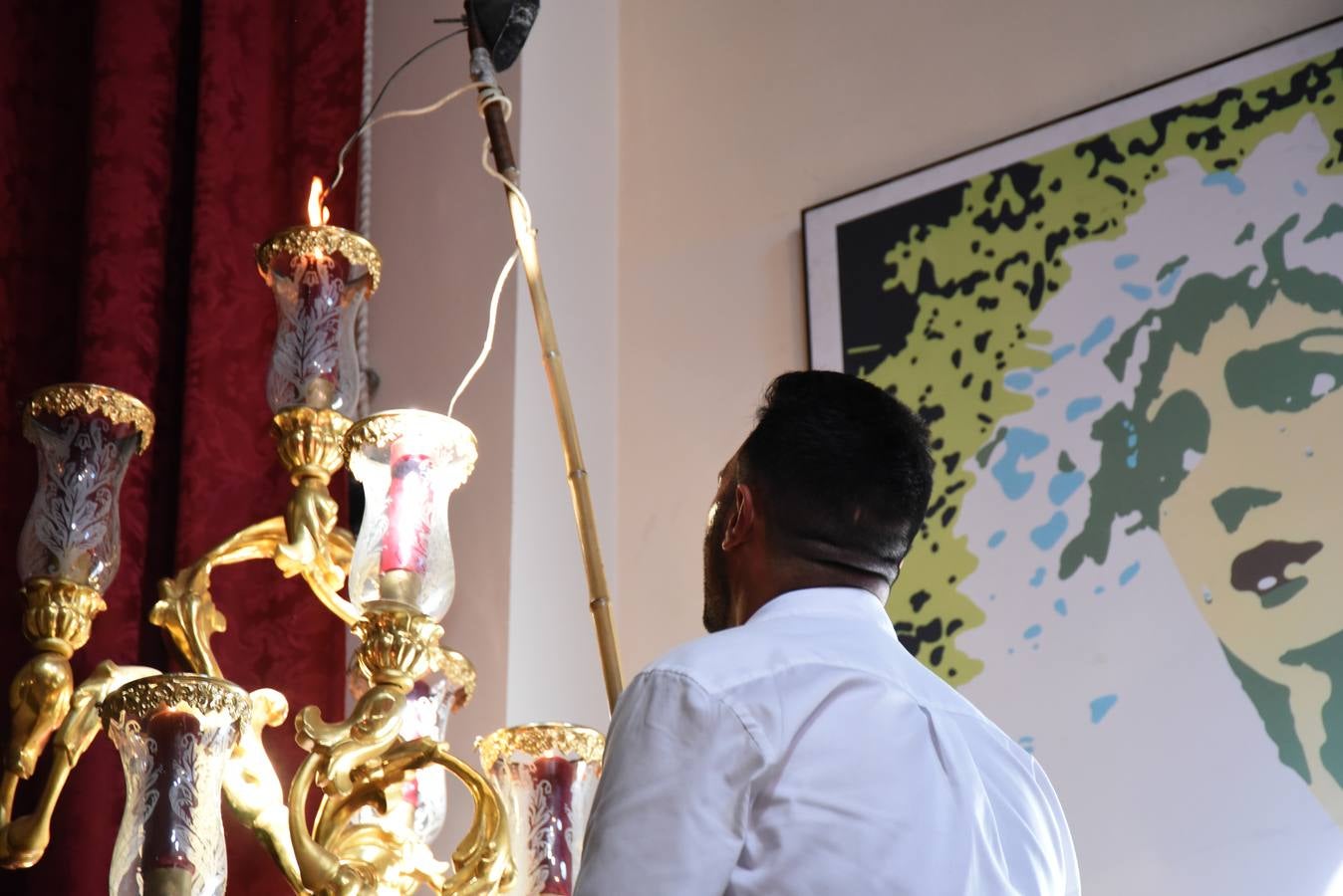 La cofradía del Rescate, en su salida procesional