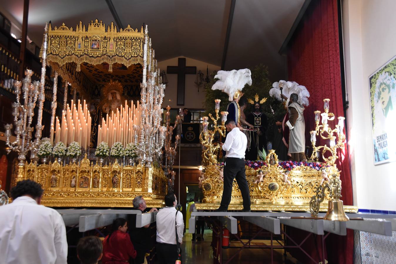 La cofradía del Rescate, en su salida procesional