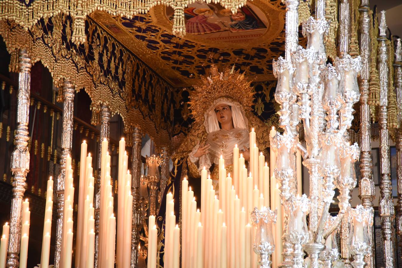 La cofradía del Rescate, en su salida procesional