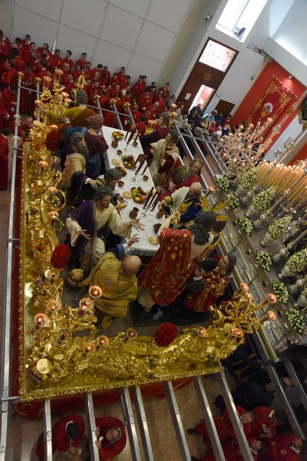Las fotos de La Cena en su desfile procesional