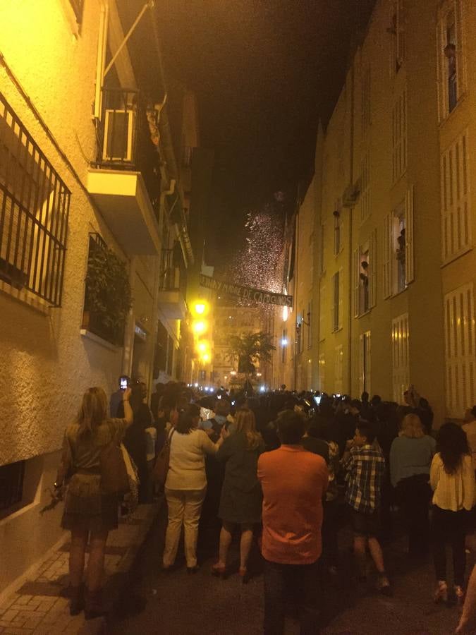 La Divina Pastora procesiona por Málaga