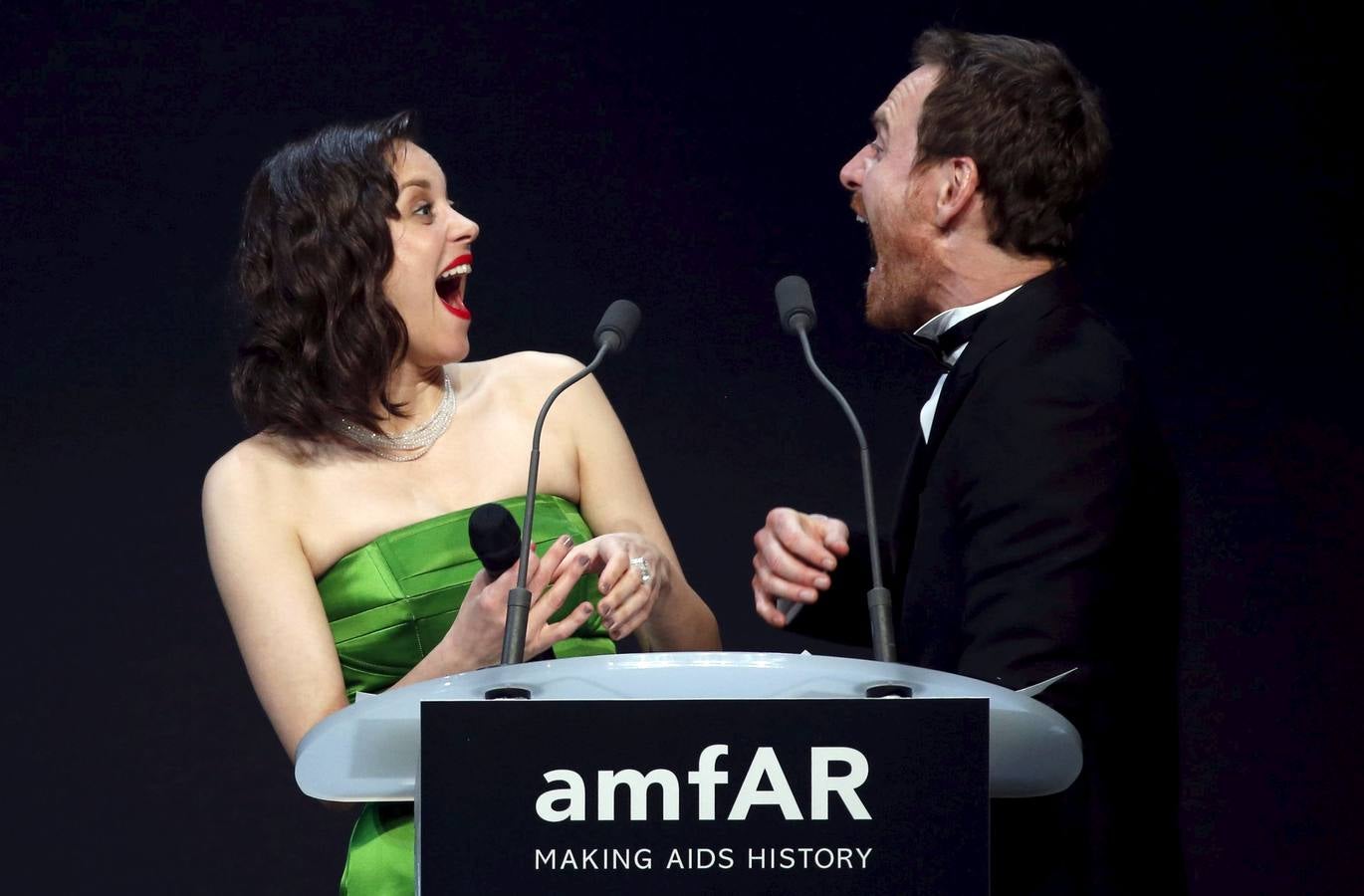 Los actores Marion Cotillard y Michael Fassbender