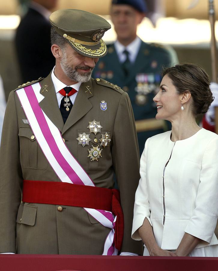 Los Reyes presiden el acto central del Día de las Fuerzas Armadas