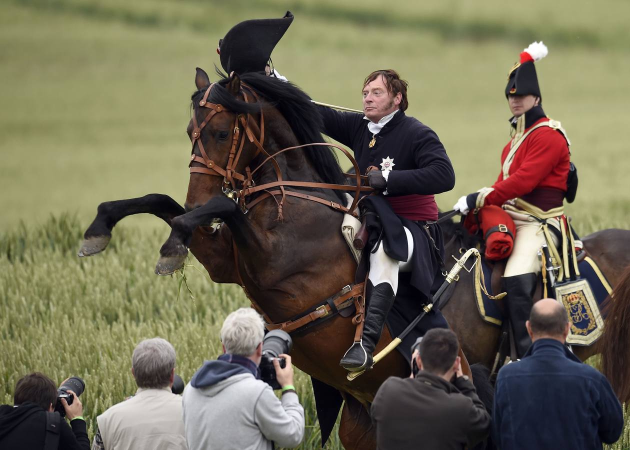 El bicentenario de la batalla de Waterloo, en imágenes