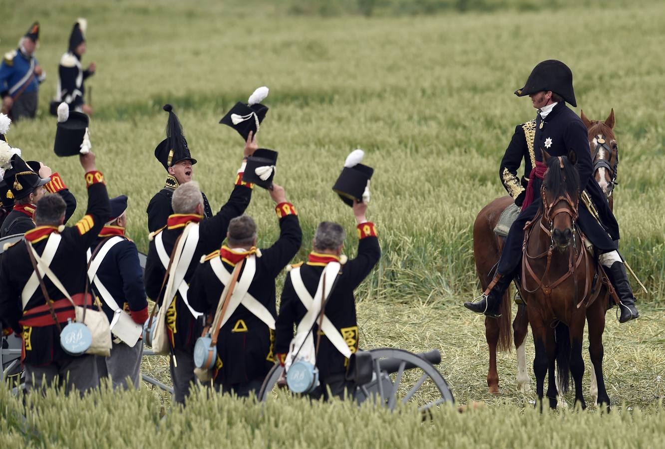 El bicentenario de la batalla de Waterloo, en imágenes