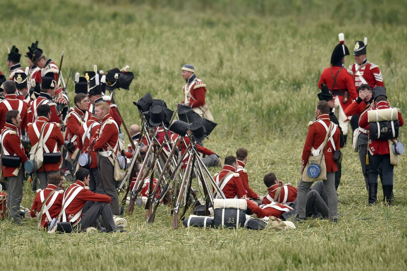 El bicentenario de la batalla de Waterloo, en imágenes