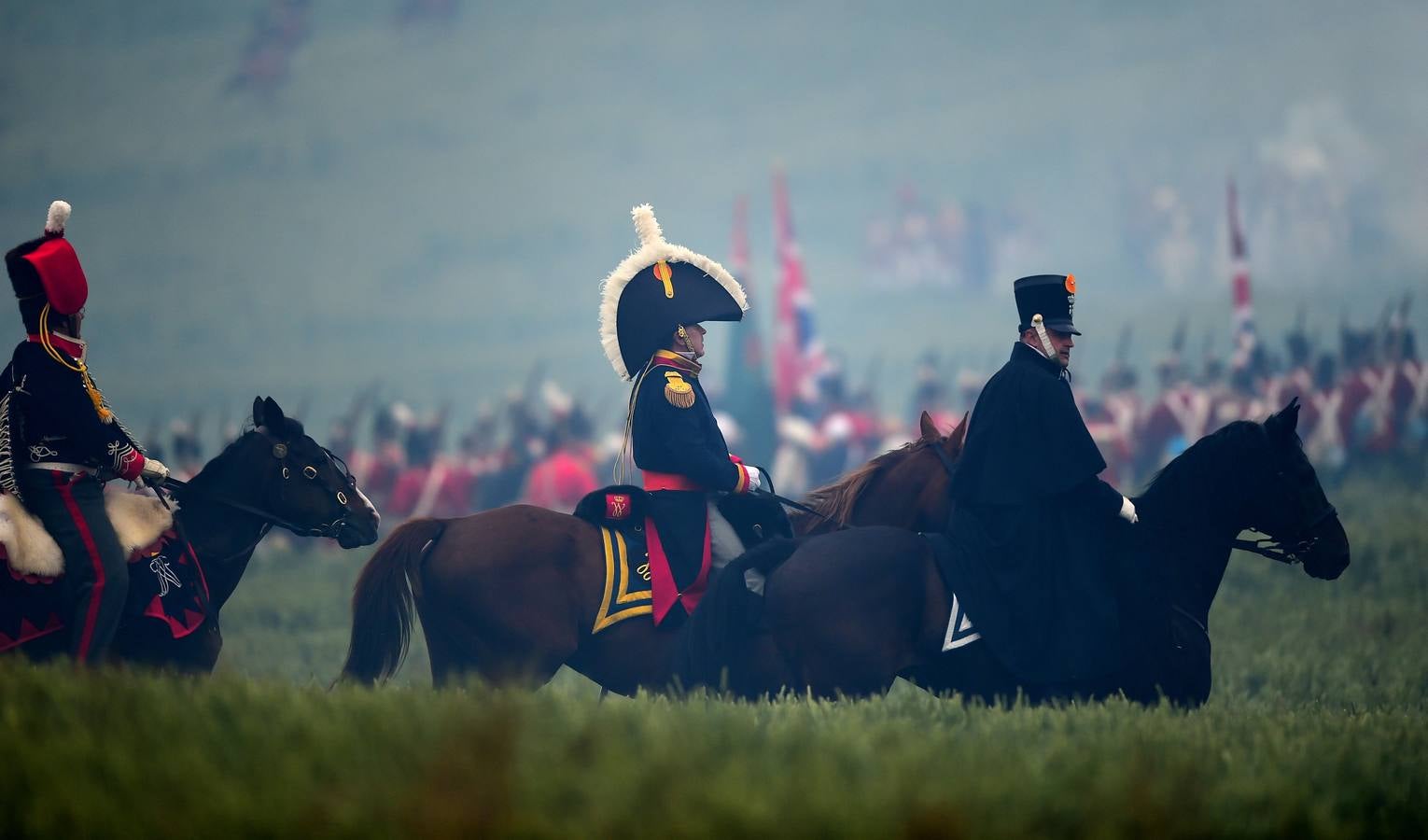 El bicentenario de la batalla de Waterloo, en imágenes