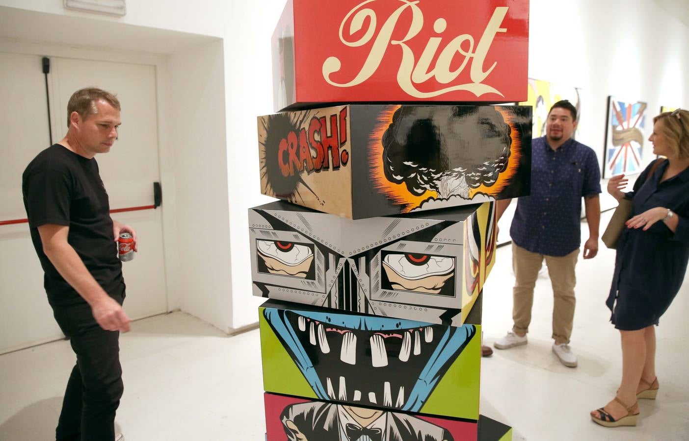 Imágenes de la exposición de Obey y D*Face en el CAC