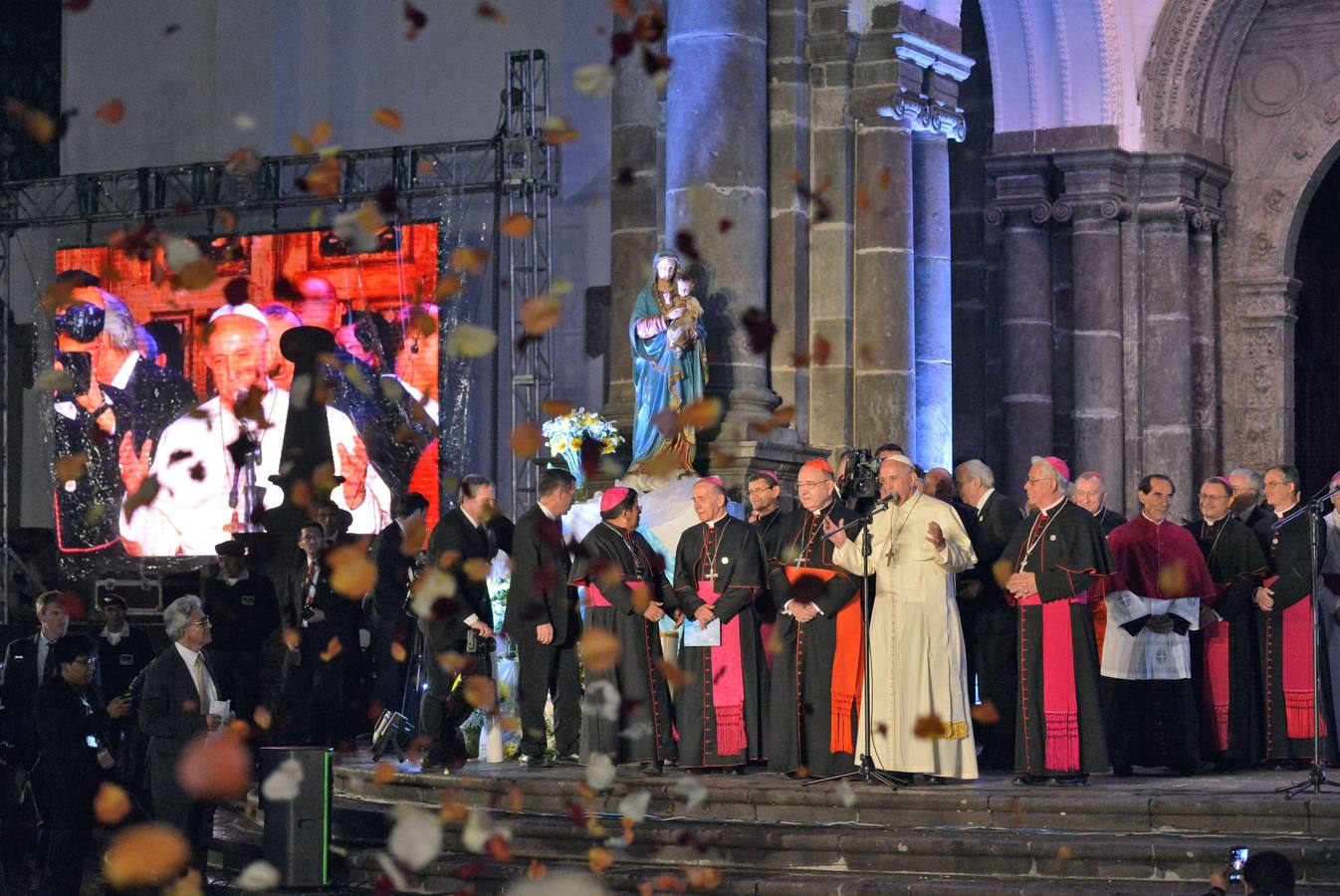 Visita del papa Francisco a Ecuador