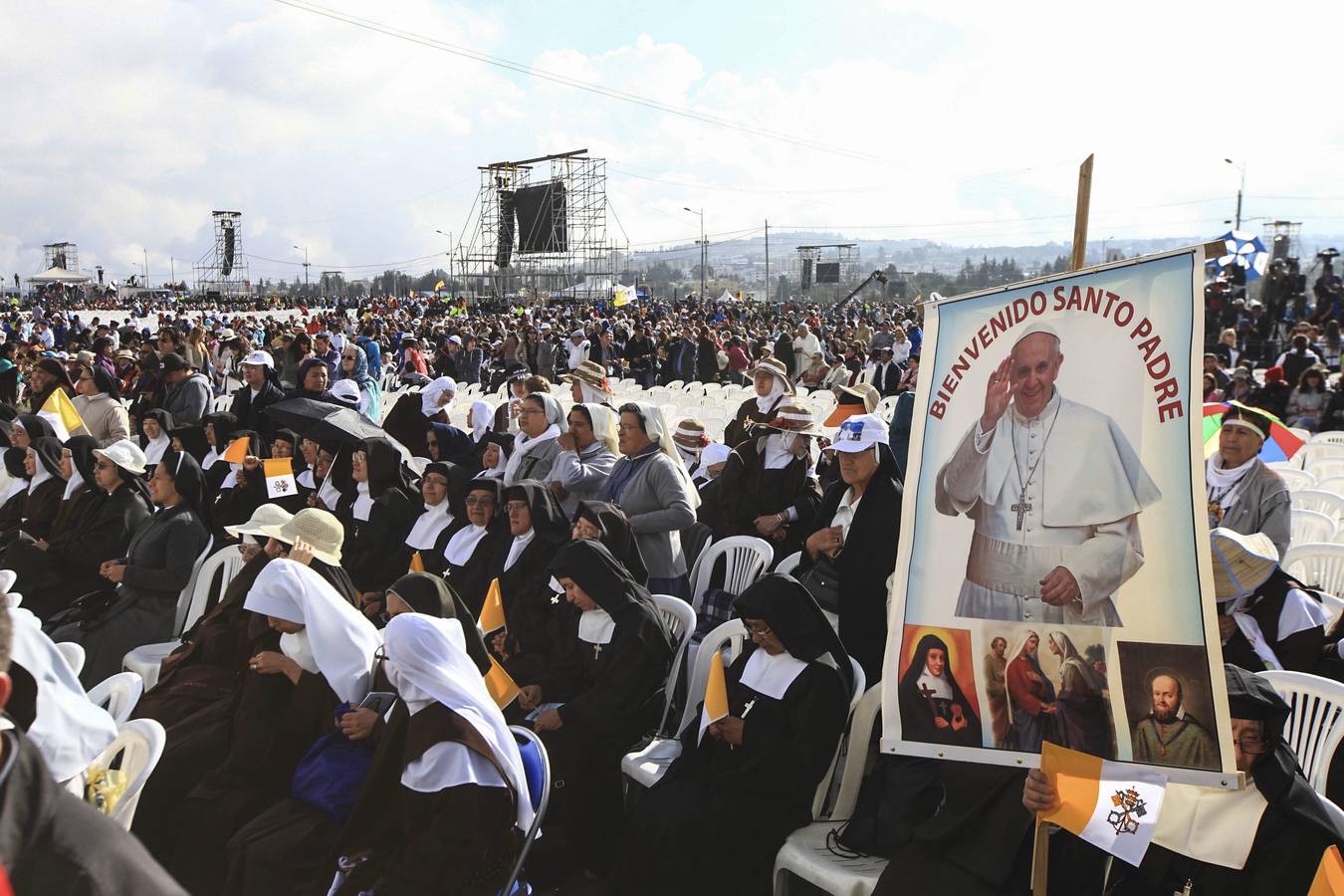 La visita del Papa Francisco a Ecuador, en imágenes