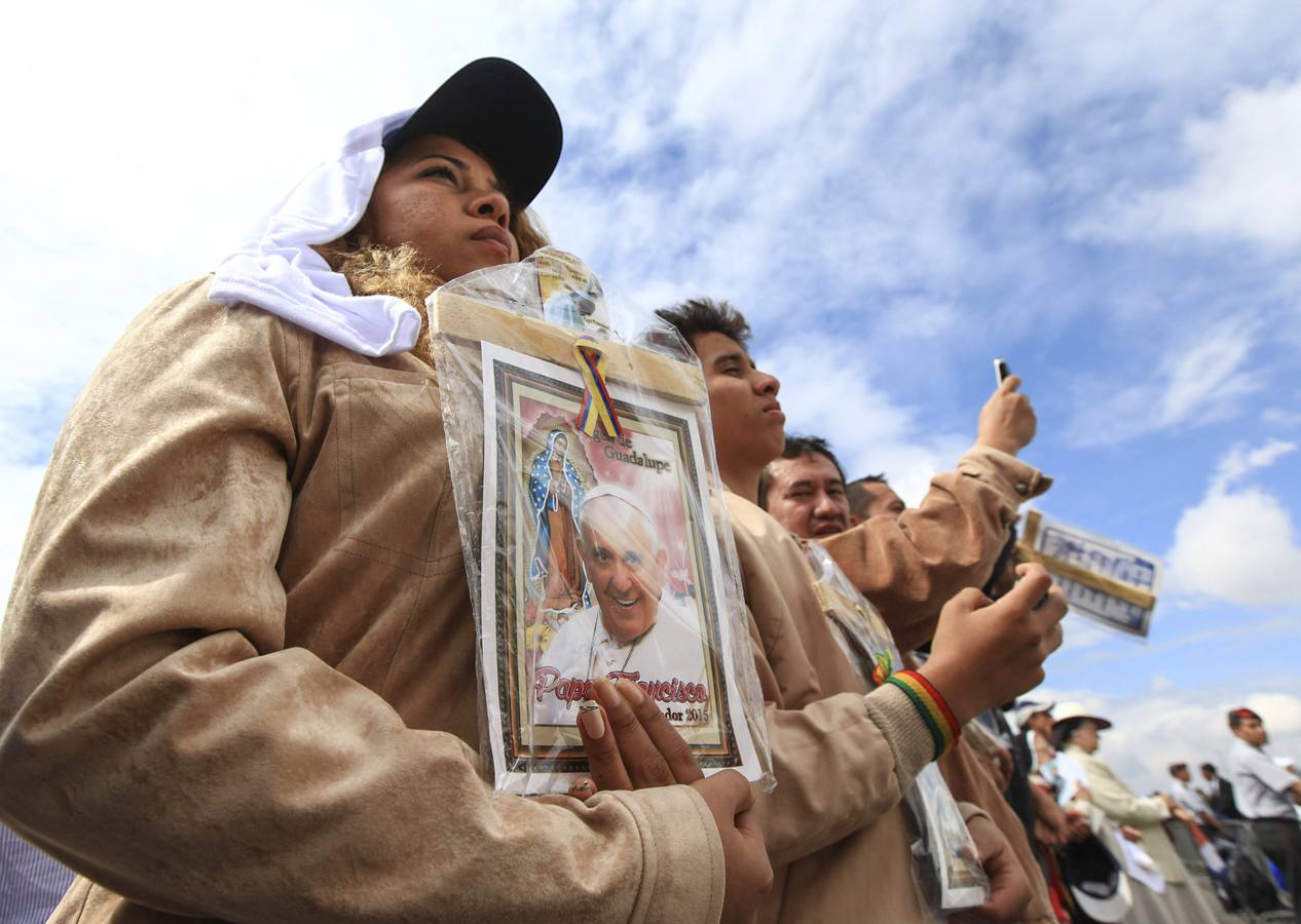 La visita del Papa Francisco a Ecuador, en imágenes