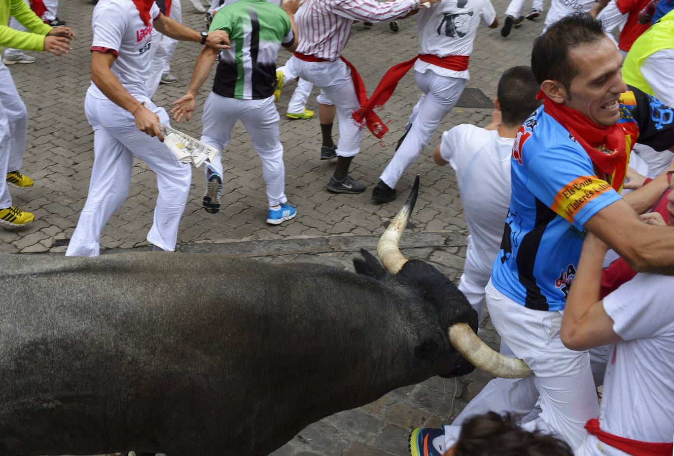 Quinto encierro de Sanfermines peligroso