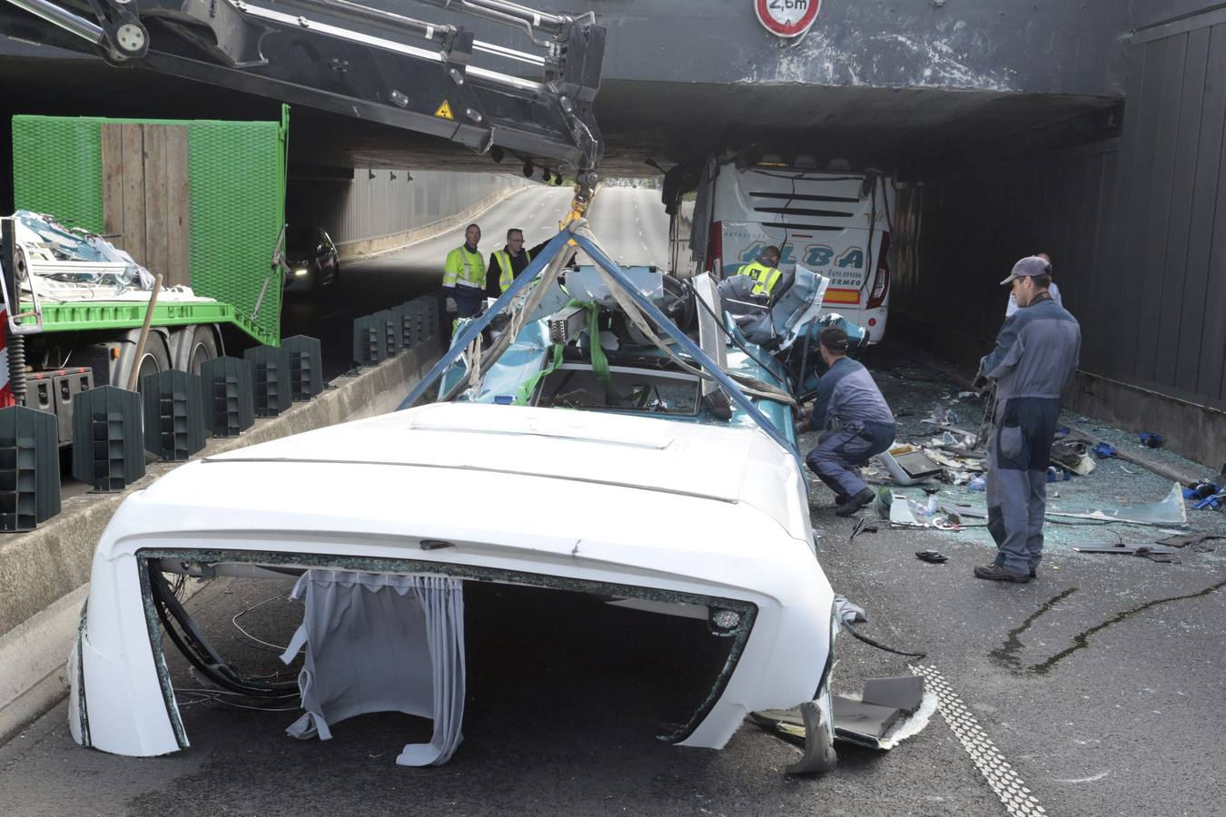 Accidente de un autobús español en Francia