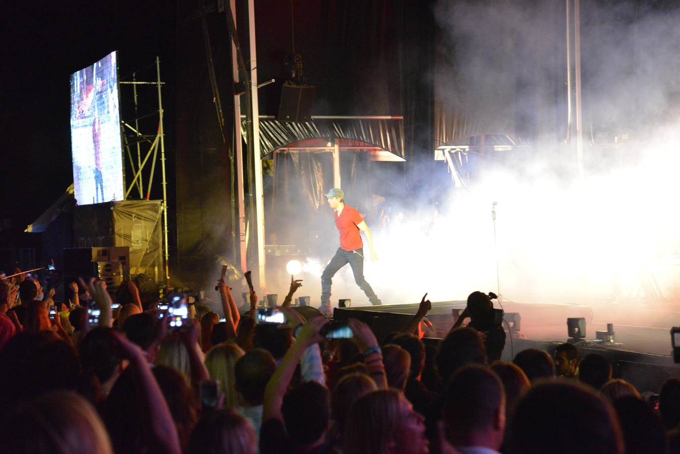 El concierto de Enrique Iglesias, en imágenes