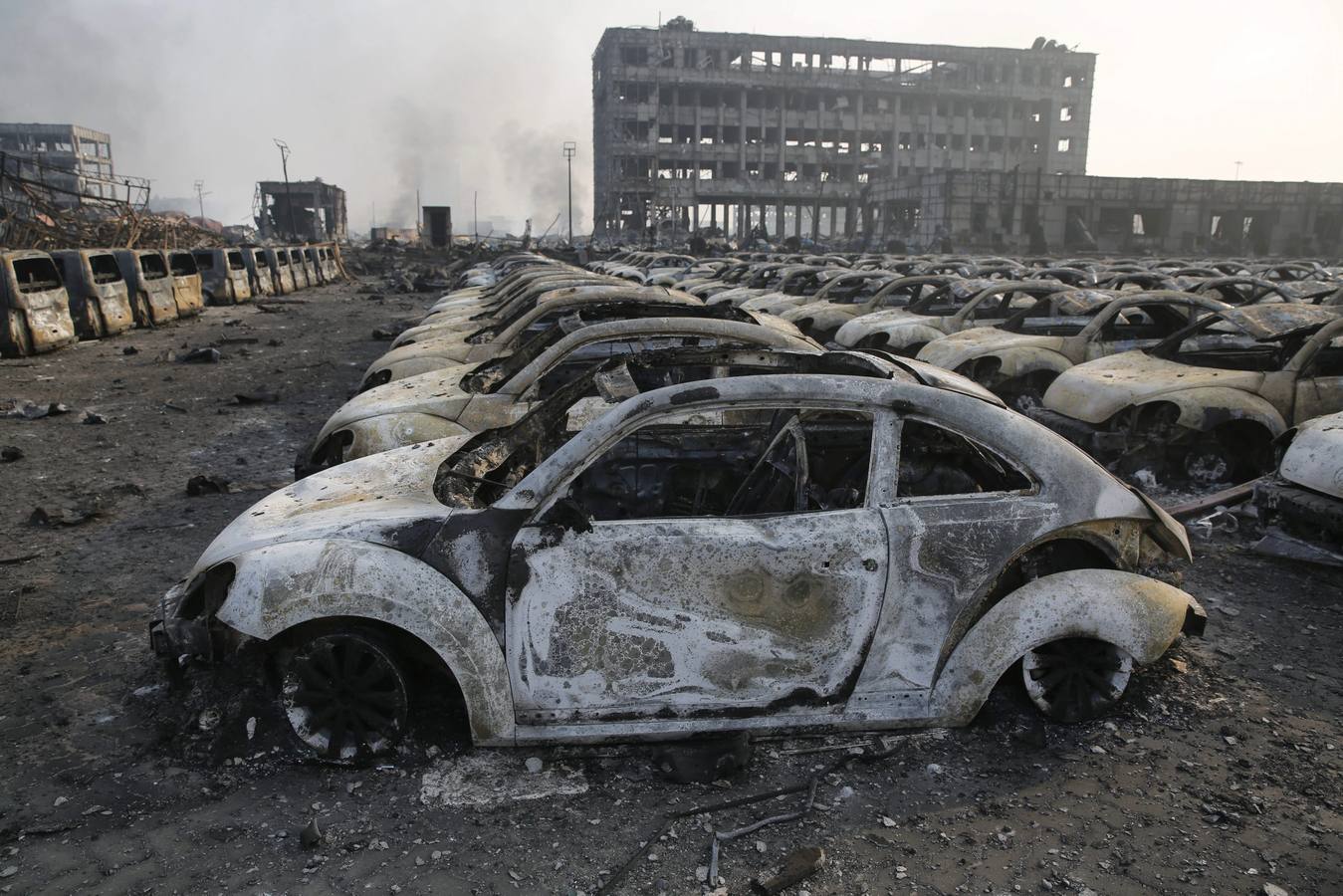 Devastación en Tianjin